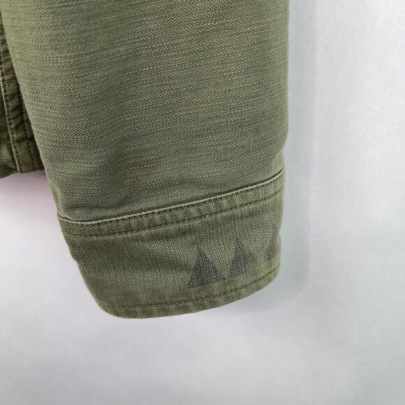 Lucky Brand Green Military Button Down Jacket Type L-54C California Men's Sz S - Picture 9 of 9
